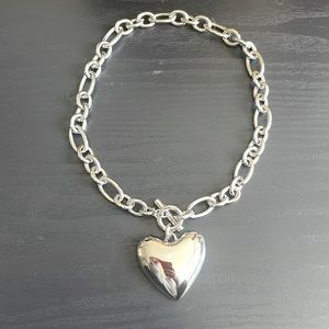 Heart chain necklace